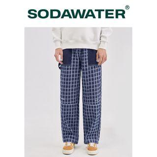 Patchwork Loose-fit Straight Leg Jeans