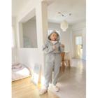 Hooded Zip-up Jogger Jumpsuit