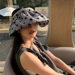 Polka Dot Ruffle Sun Hat