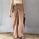 High-waist Bow Wide Leg Pants