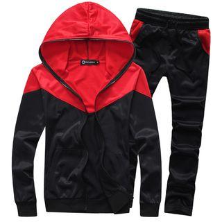 Set : Panel Hoodie + Sweatpants