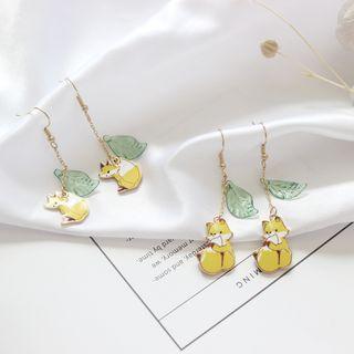 Fox Drop Earring