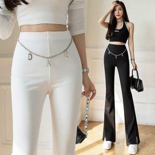 Chained Flared Dress Pants