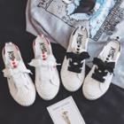 Heart Print Sneaker Mules