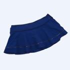 Stripe Ruffle Swim Skirt