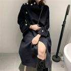 Irregular Tie-waist Trench Coat