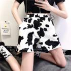 Cow Printed Shorts
