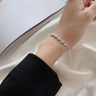 925 Sterling Silver Arrow Head Bracelet 925 Silver - Silver - One Size