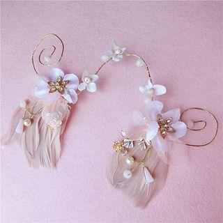 Flower Feather Headpiece
