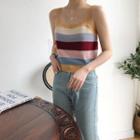 Striped Knit Camisole Stripe - One Size