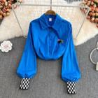 Check Panel Pocket Front Shirt