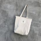 Lettering Corduroy Tote