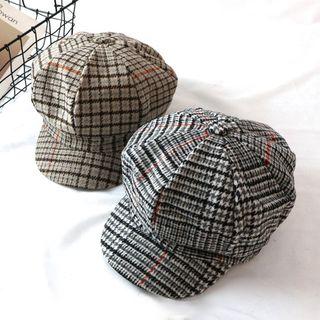 Houndstooth Octagonal Cap