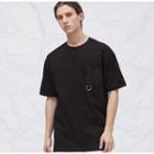 Short-sleeve Ring-detail T-shirt