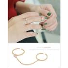 Chain-linked Knuckle Ring