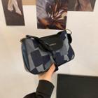 Color Block Hobo Bag Blue - One Size