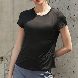 Open Back Short-sleeve Sports Top