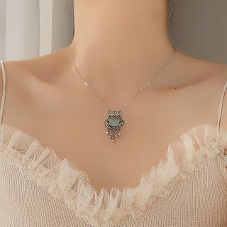 925 Sterling Silver Lock Pendant Necklace