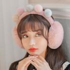 Pom Pom Faux Fur Earmuffs