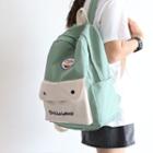 Canvas Patched Backpack