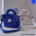 Corduroy Crossbody Bag / Hanging Decoration / Set