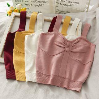 Ruched Crop Camisole Top