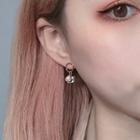 Marble Cube Earring
