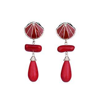 Fashion Shell Non Piercing Earrings