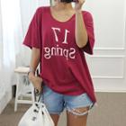 17 Spring Loose-fit T-shirt