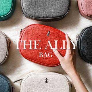 Colored Faux-leather Clutch With Shoulder Strap