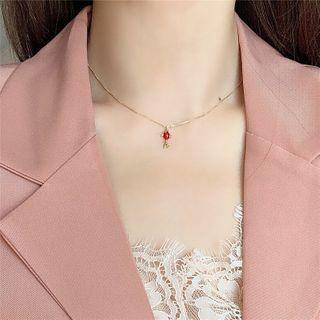 Alloy Goldfish Pendant Necklace