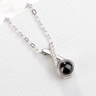 Faux Gemstone Rhinestone Sterling Silver Earring