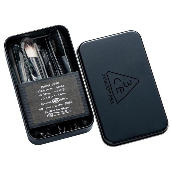 3 Concept Eyes - Mini Brush Kit (black Box) 7 Pcs