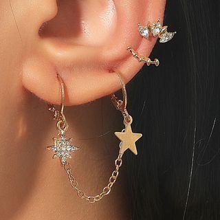 Chain Ear Cuff / Hoop Earring / Drop Earring / Set (various Designs)