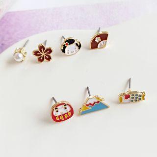 Faux Pearl Sakura Earring (various Designs)