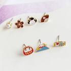 Faux Pearl Sakura Earring (various Designs)