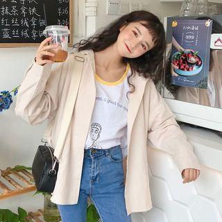 Plain Hood Jacket