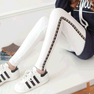 Diamond Print Leggings