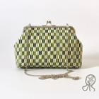 Print Pouch Green & White - One Size