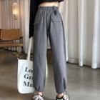 Two-way Drawcord Wide Leg Pants