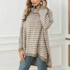Striped High Low Sweater