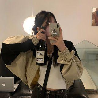 Two Tone Buckled Jacket