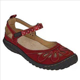 Perforated Adhesive Strap Sandals