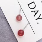 Bead Stud Earring As Shown In Figure - One Size