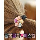 Flower Elastic Hair Tie One Size