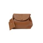Flap Cross Bag With Pouch