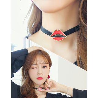 Shape Pendant Choker (2 Designs)