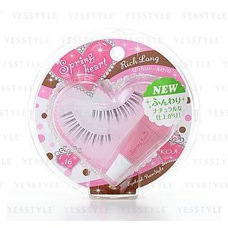 Koji - Spring Heart Eyelash (#16 Rich Long) 1 Pair