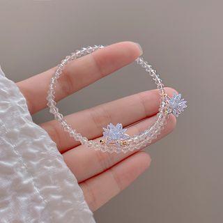 Beaded Bracelet S226 - Silver - One Size