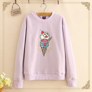 Ice-cream Print Sweatshirt